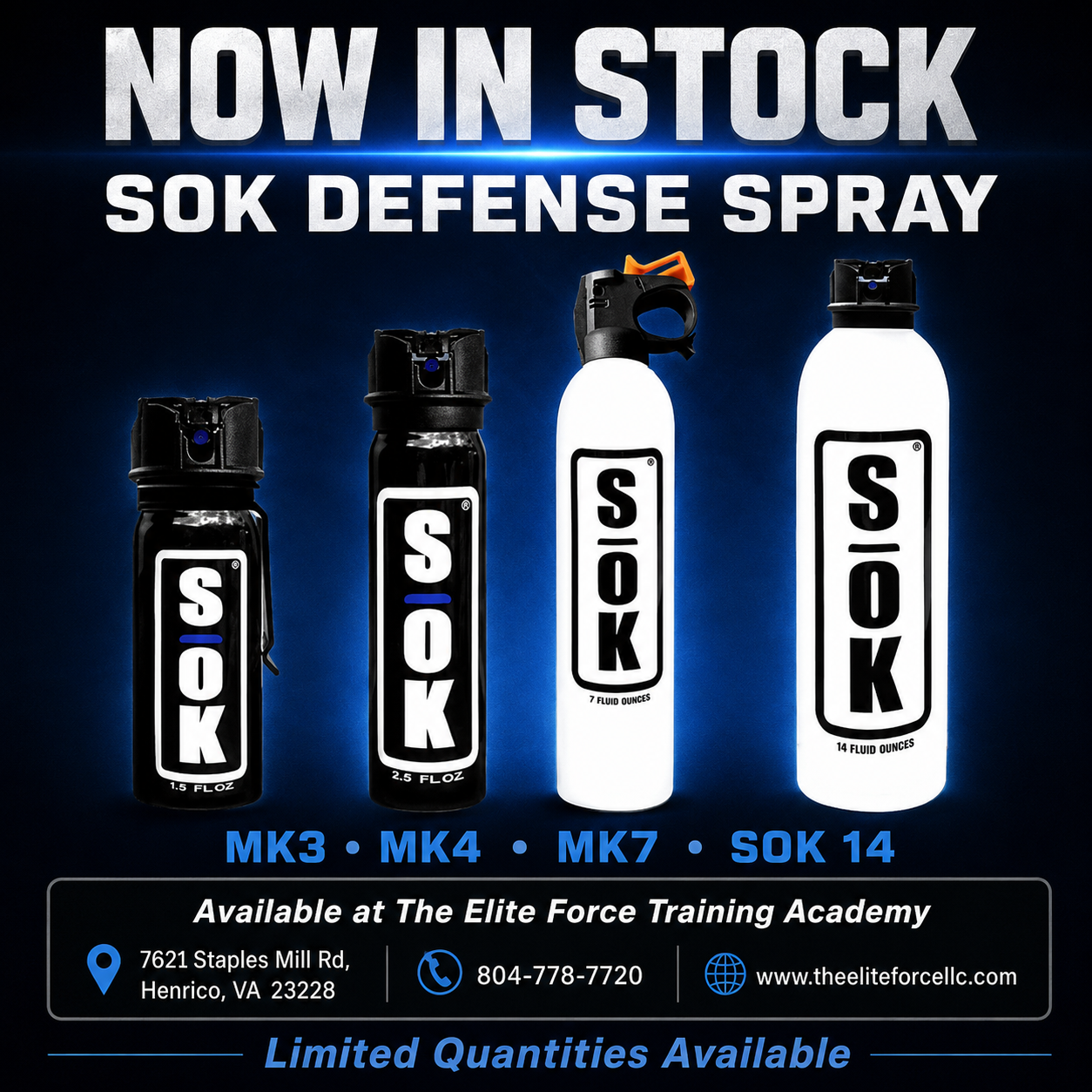 SOK MK3 Defense Spray - 1.5 fl oz